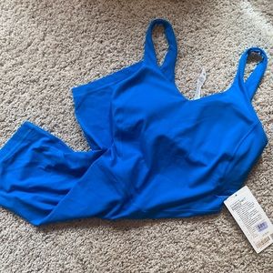 Lululemon align 8” bodysuit poolside size 8
